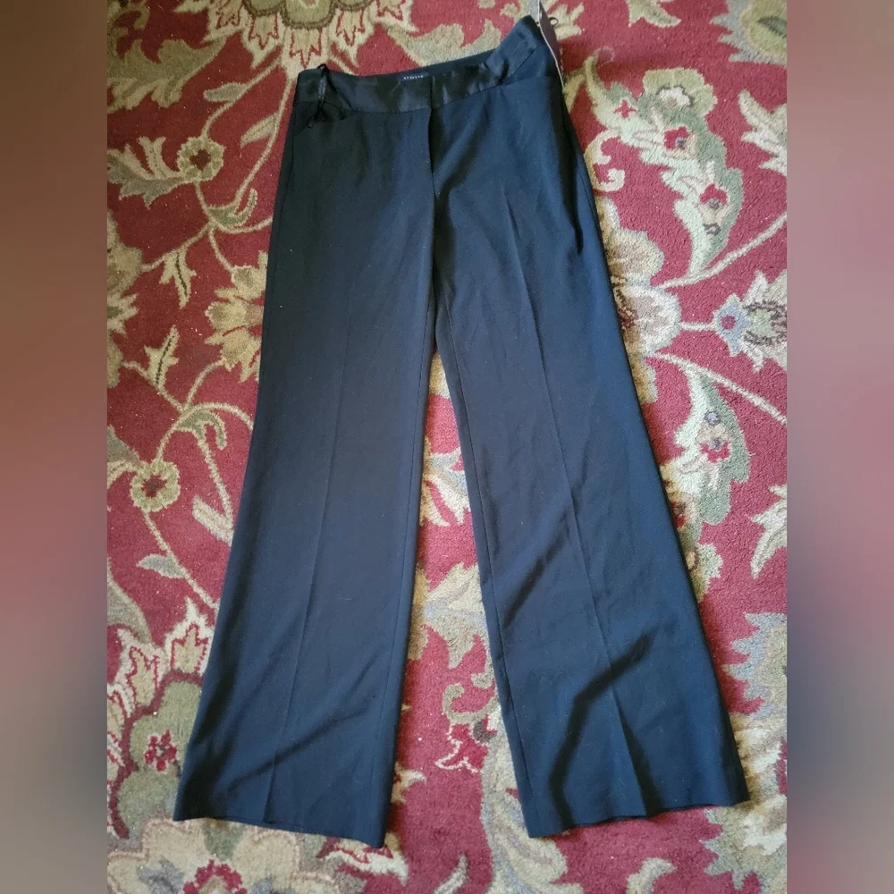 Anne Klein Black Stretch Trousers - Picture 2 of 7